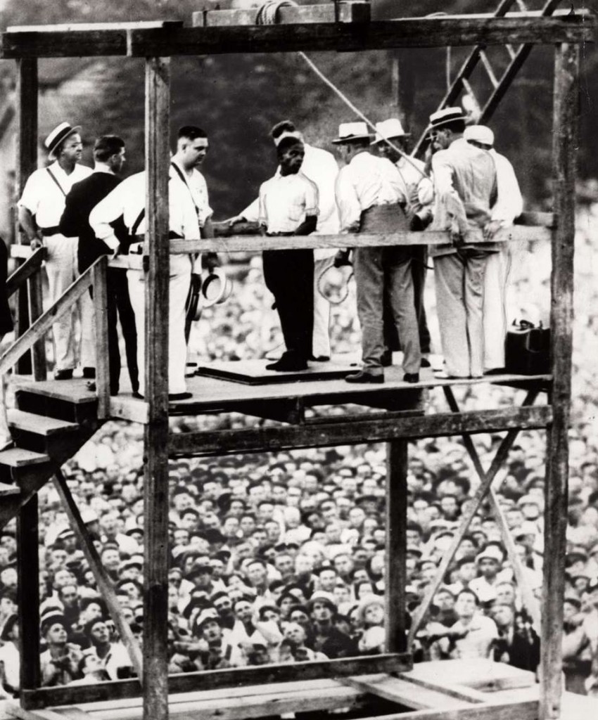 The last public hanging in the U.S., in Owensboro, Kentucky on June 7, 1936