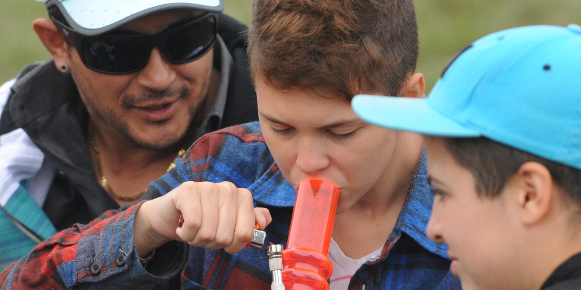 A youngster smokes marijuana during the World Day for the Legalization of Marijuana on May 3, 2014 in Montevideo. Uruguay Friday said that consumers can purchase up to 10 grams of marijuana per week at less than $1 per gram, as the country embarks on a unique experiment in drug regulation.  AFP PHOTO / Miguel ROJO        (Photo credit should read MIGUEL ROJO/AFP/Getty Images)